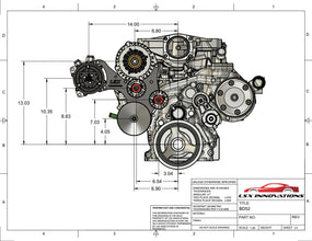 LT Gen V Alternator + Power Steering pump + AC Bracket Kit L83 L86