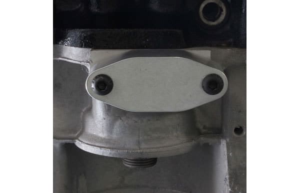 LS Oil Port Adapter 90 Degree 1/8 NPT - Twin Turbo Oil Feed Line Adapter For GM LS Series Engines